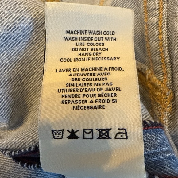 Alice + Olivia Jeans Blue Denim Mini Dress Size 2 Zipper Front Pockets Belted - Picture 13 of 14